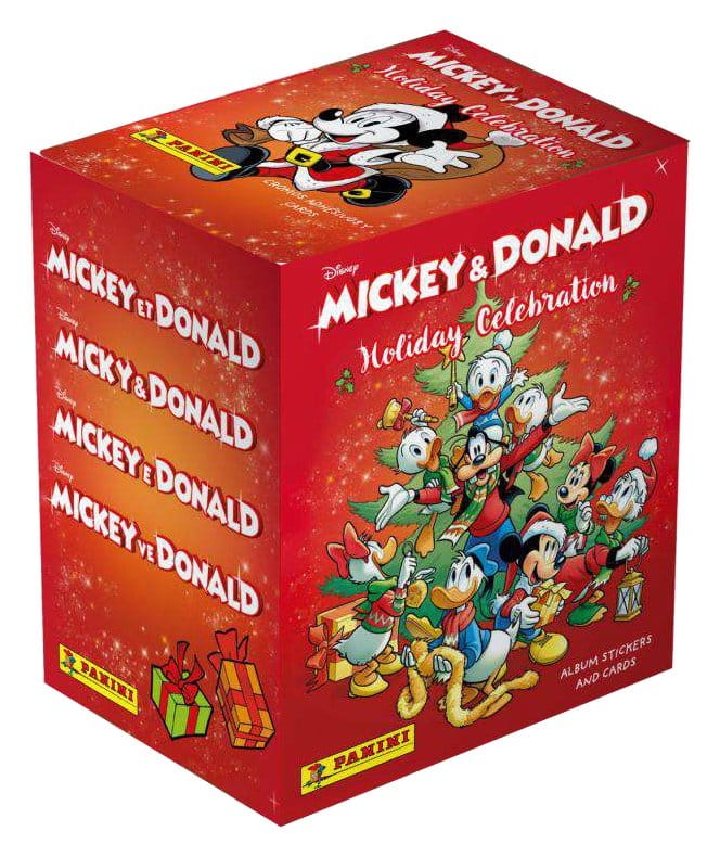 Mickey & Donald Holiday Celebration Sticker & Trading Card Collection boîte de pochettes (36)