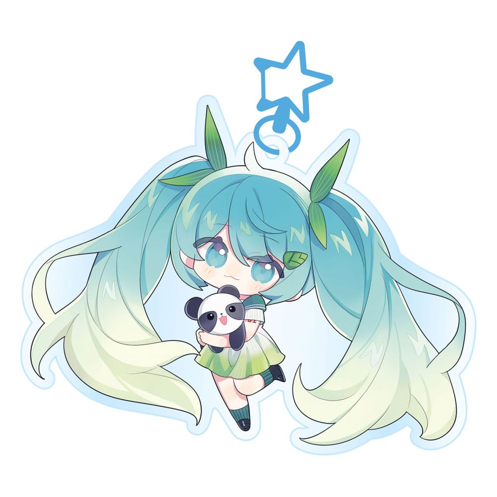 Hatsune Miku porte-clés acrylique Kawaii Spring Time