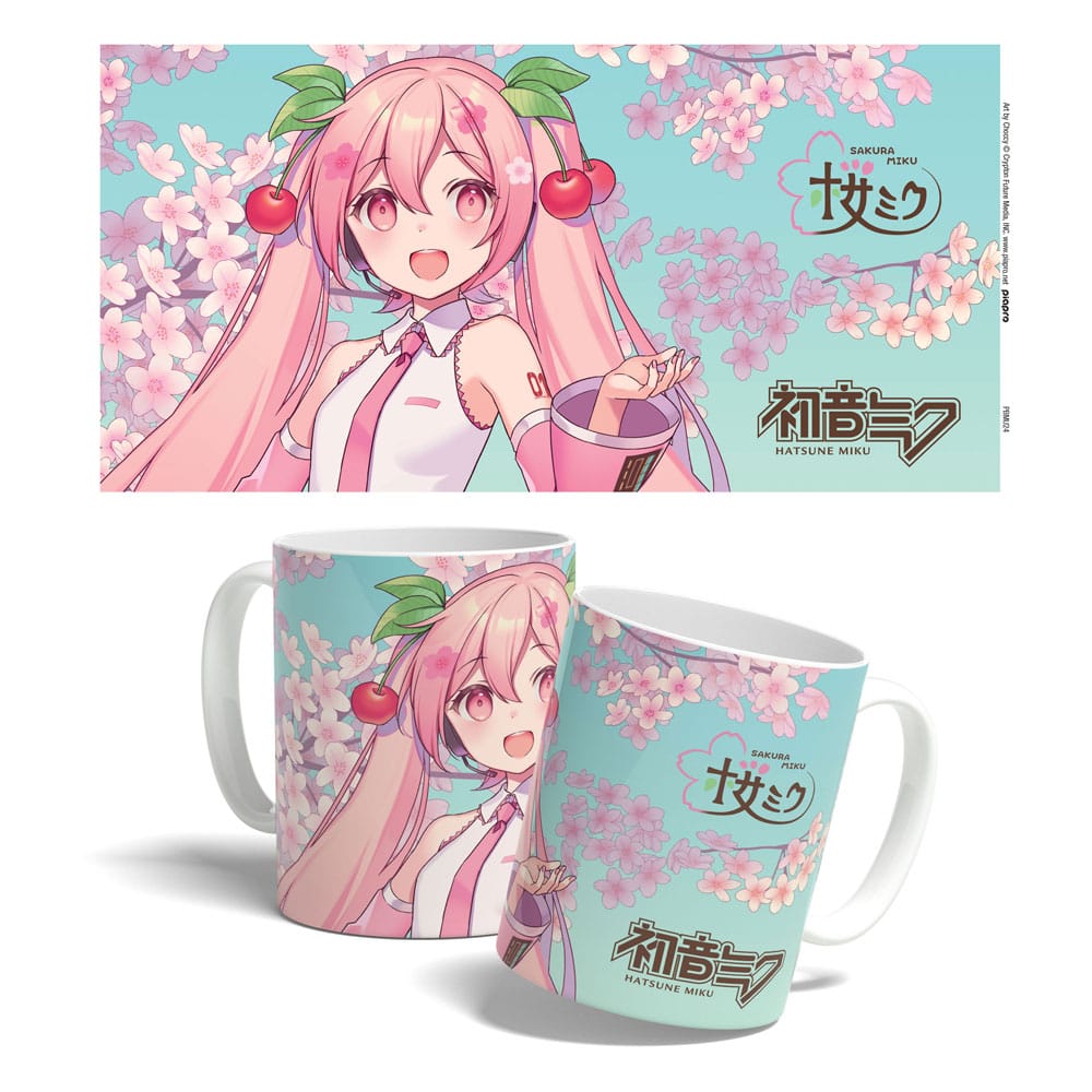 Hatsune Miku mug Sakura Miku Cherry Blossom 325 ml