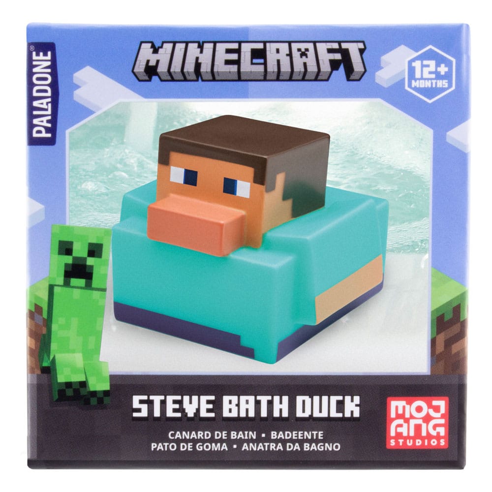 Minecraft canard de bain Steve 6 cm