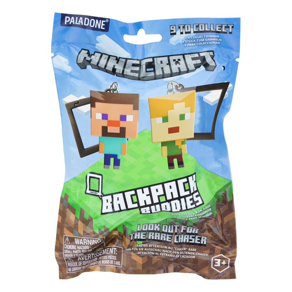 Minecraft présentoir porte-clés sac à dos Mystery Bags Series 4 (24)