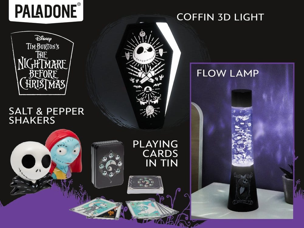 L´etrange Noël de Mr. Jack lampe Flow 33 cm