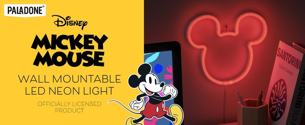 Disney lampe murale Mickey LED Neon