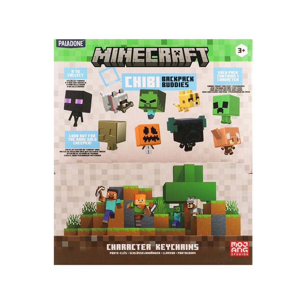 Minecraft présentoir porte-clés sac à dos Mystery Bags Series 3 (24)
