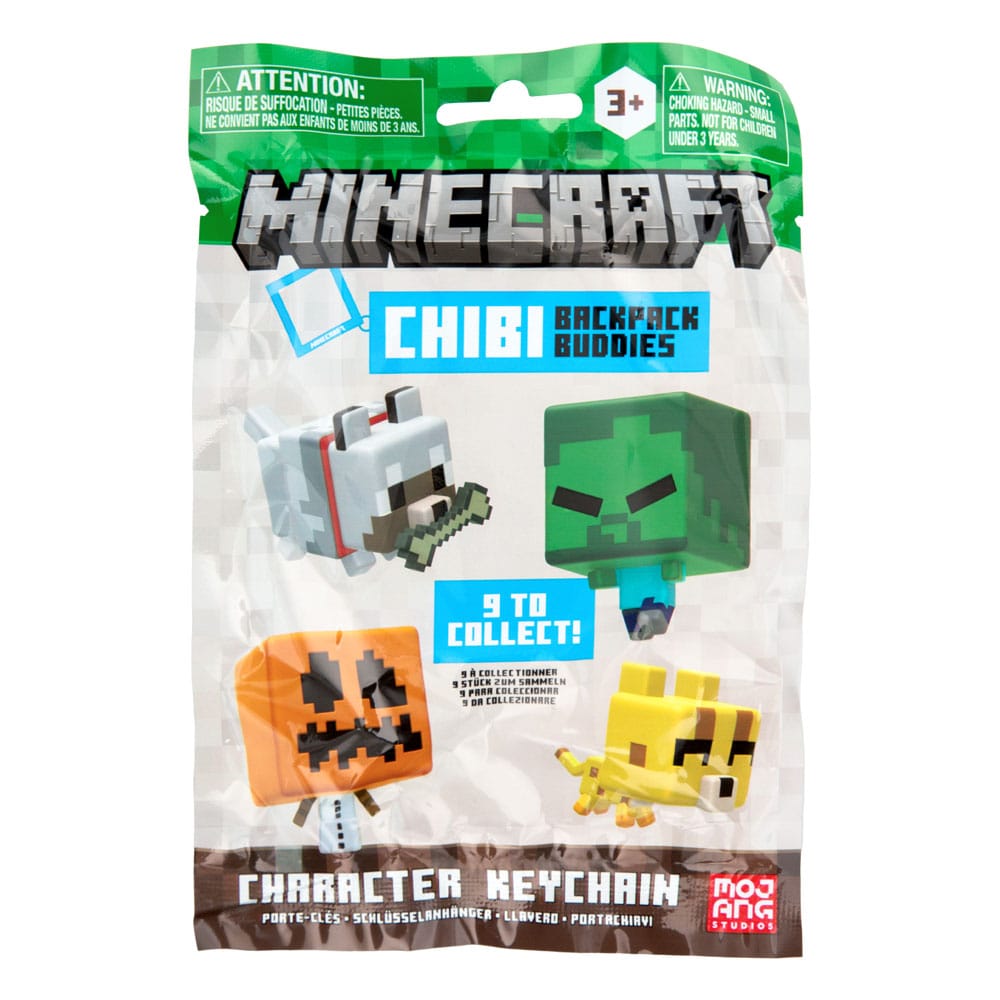 Minecraft présentoir porte-clés sac à dos Mystery Bags Series 3 (24)