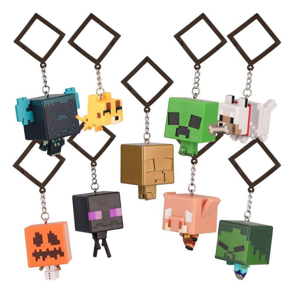 Minecraft présentoir porte-clés sac à dos Mystery Bags Series 3 (24)