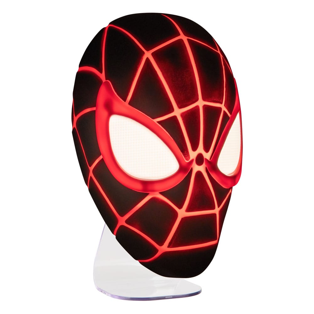 Spider-Man lampe 3D LED Miles Morales Mask