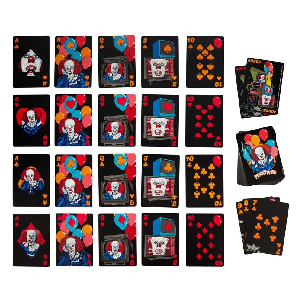 « Il » est revenu jeu de cartes à jouer Pennywise