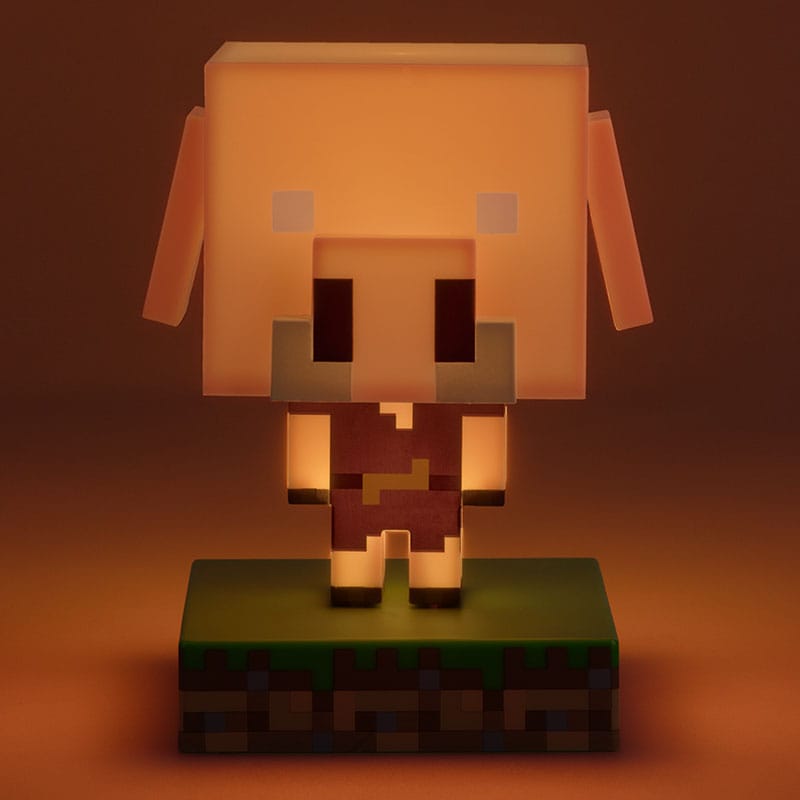 Minecraft lampe Icons Piglin 11 cm