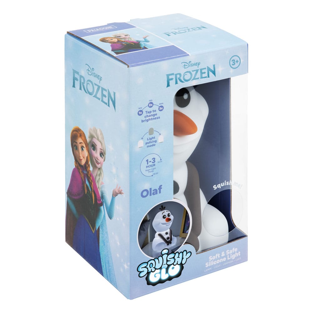 La Reine des neiges lampe Squishy Glo Olaf 15 cm