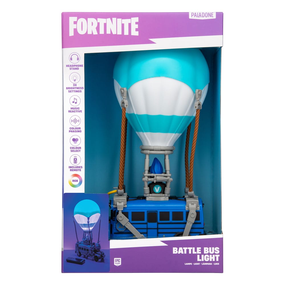 Fortnite lampe diorama Battle Bus
