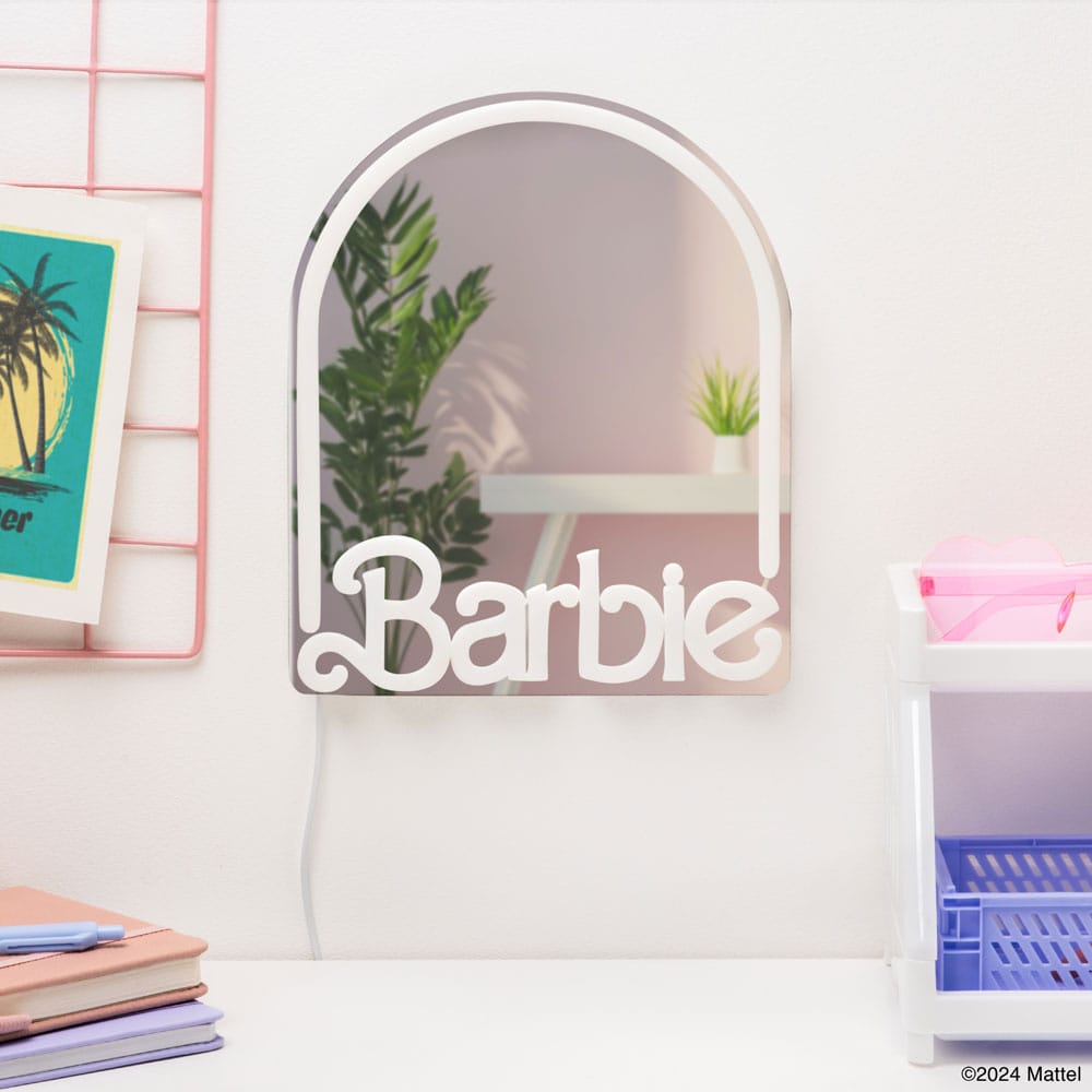 Barbie miroir mural 27 cm
