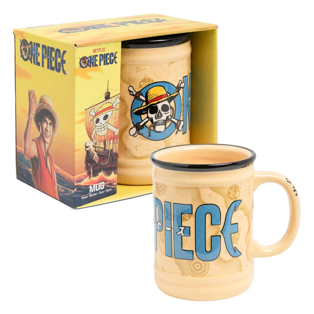 One Piece mug Shaped Jolly Roger
