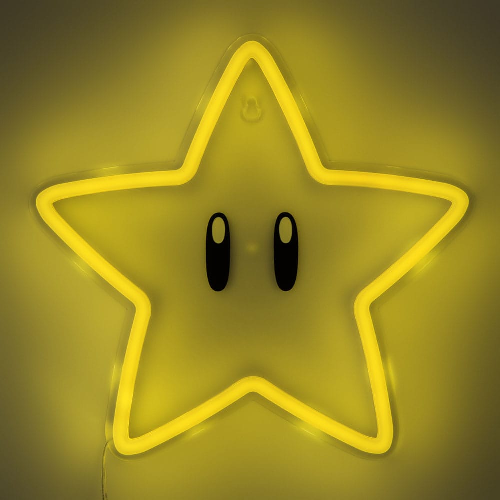Super Mario Lampe murale LED Super Star Neon
