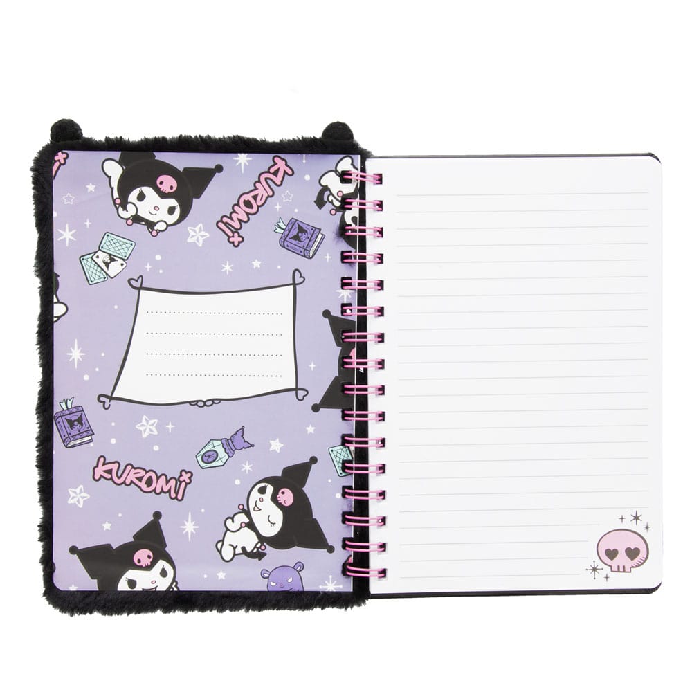 Sanrio cahier relié Kuromi Fluffy