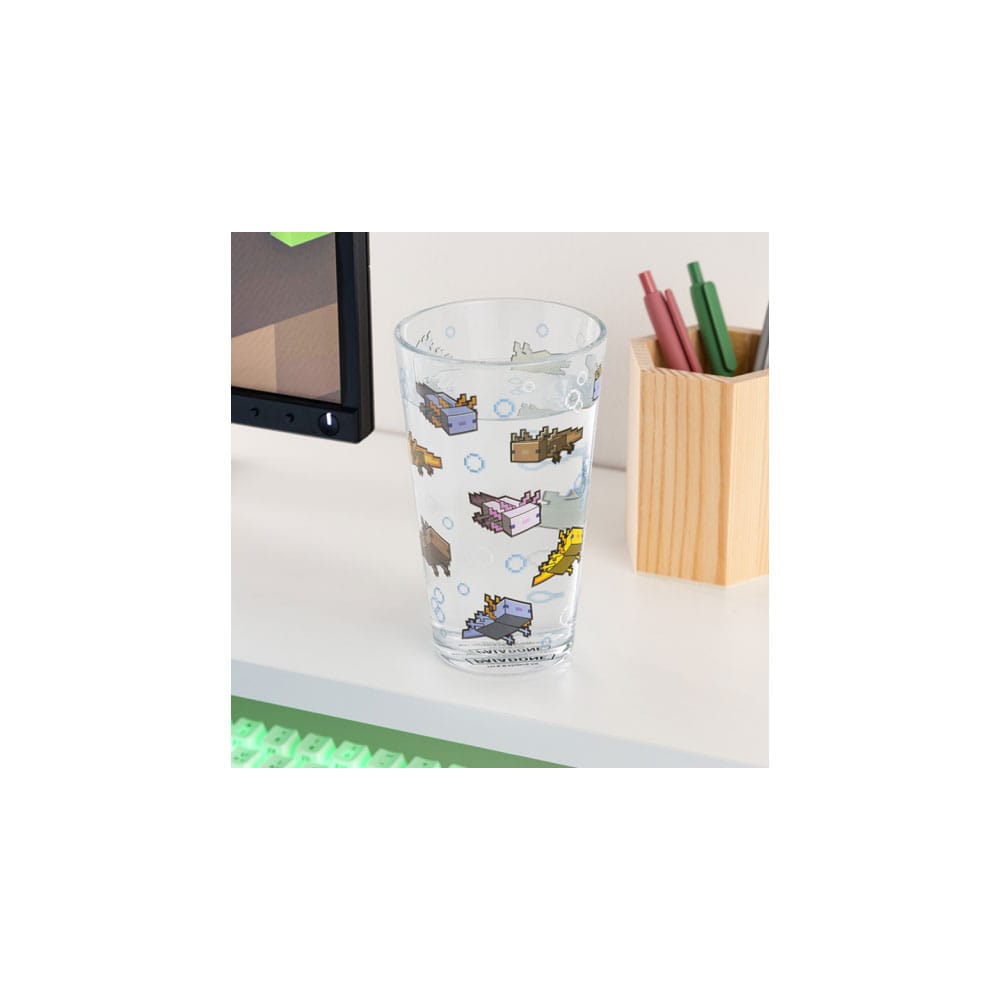 Minecraft verre à bière (pinte) Axolotl