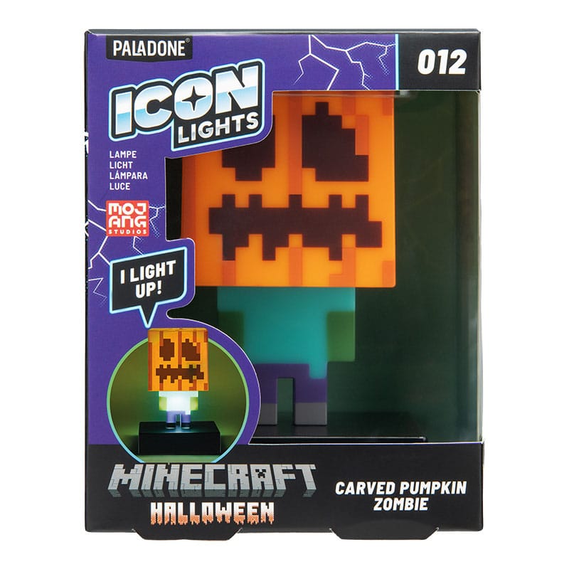 Minecraft lampe Icons Zombie Jack O Lantern 10 cm