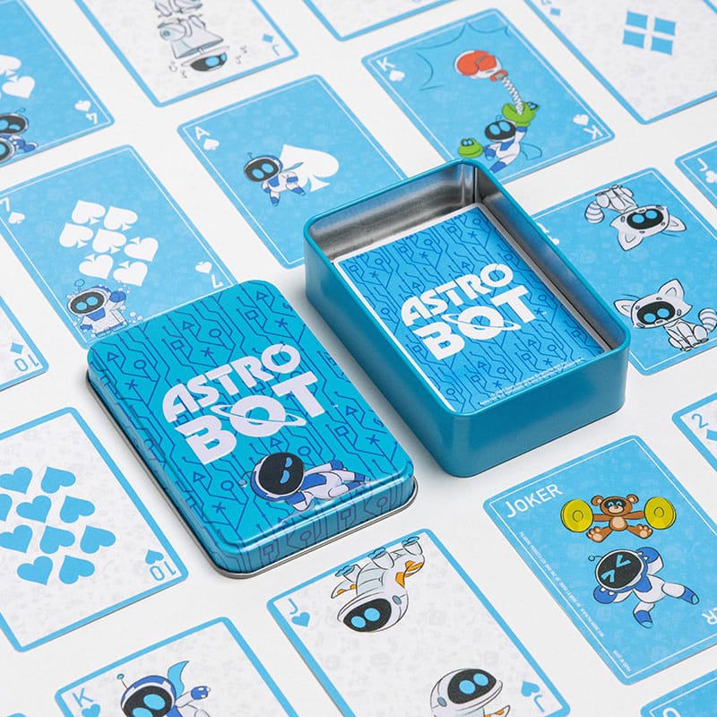 Astro Bot jeu de cartes à jouer Metal