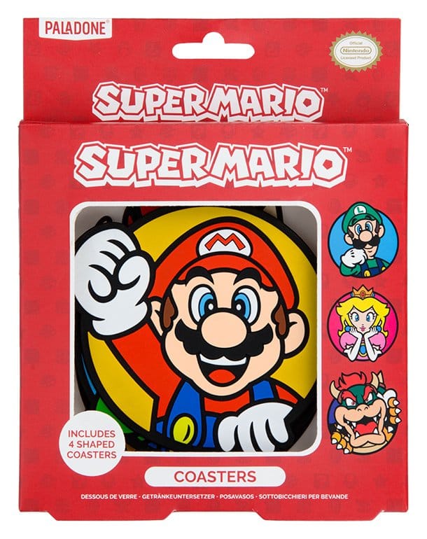 Super Mario pack 4 sous-verres