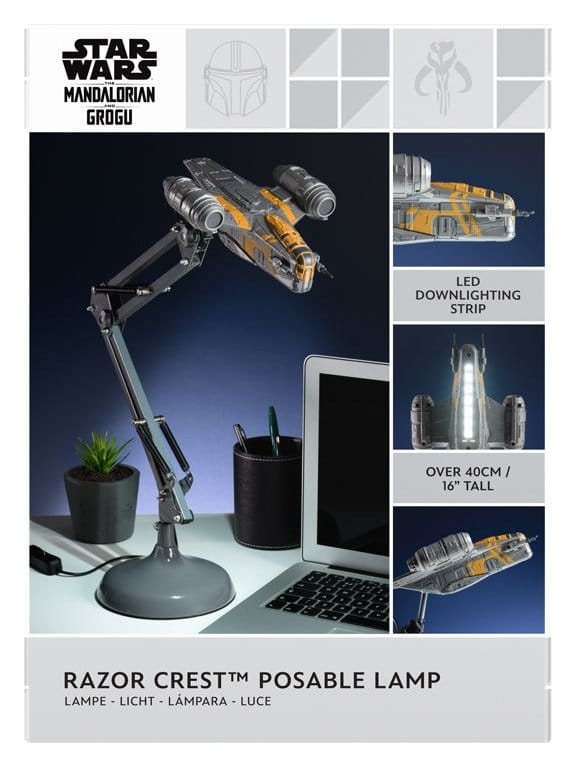 Star Wars: The Mandalorian lampe Razor Crest Posable