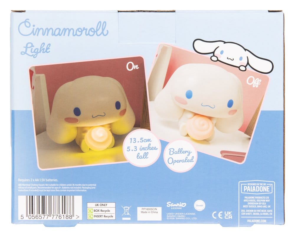 Sanrio lampe GloBuddies Cinnamoroll 14 cm
