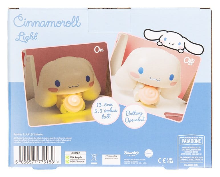 Sanrio lampe GloBuddies Cinnamoroll 14 cm