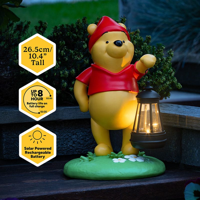 Disney lanterne LunaGlo Winnie l'ourson Gnome 27 cm