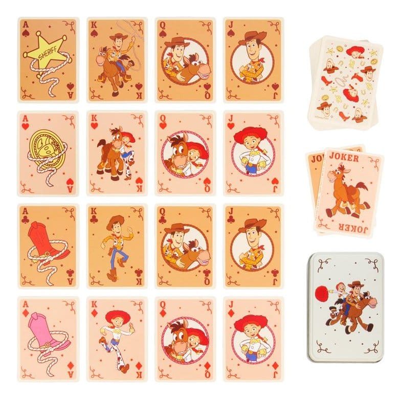Toy Story jeu de cartes Cowboy in a Tin