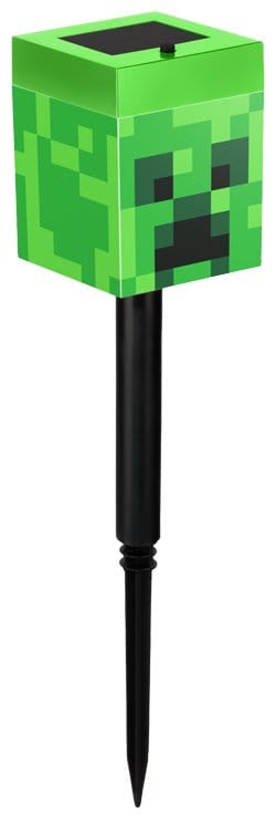 Minecraft lanterne solaire à piquet LunaGlo Creeper