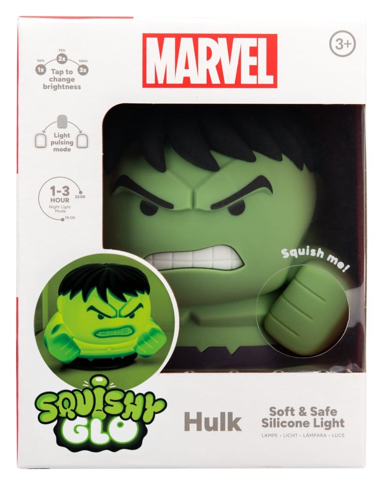 Marvel Universe SquishyGlo lampe Hulk Rechargeable 15 cm