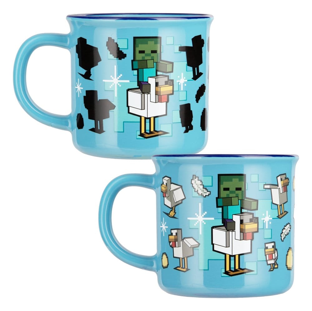 Minecraft mug effet thermique Chicken Jockey