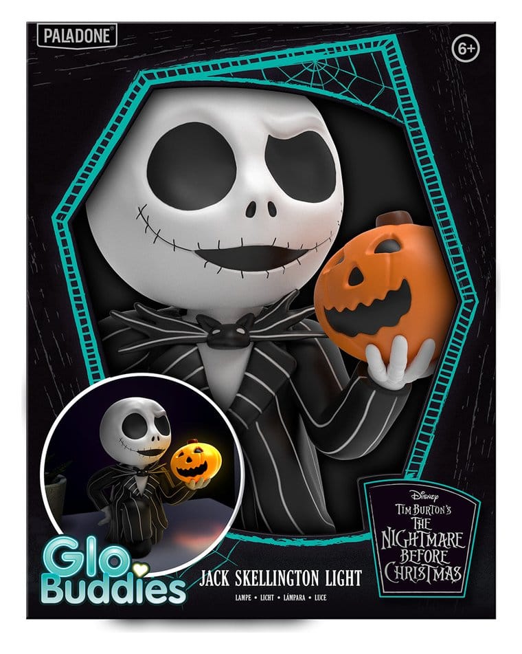 L´etrange Noël de Mr. Jack lampe GloBuddies Jack Skellington 17 cm