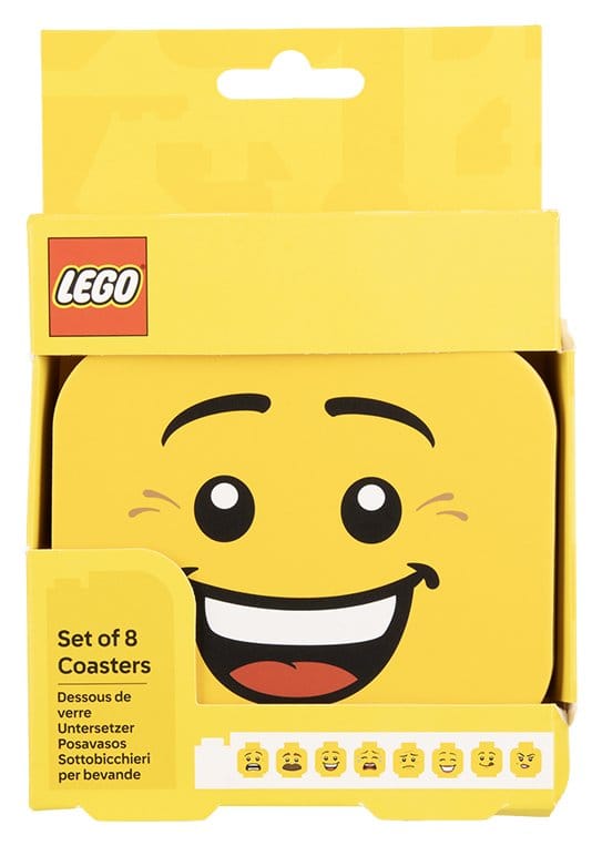Lego pack 8 sous-verres Cartes