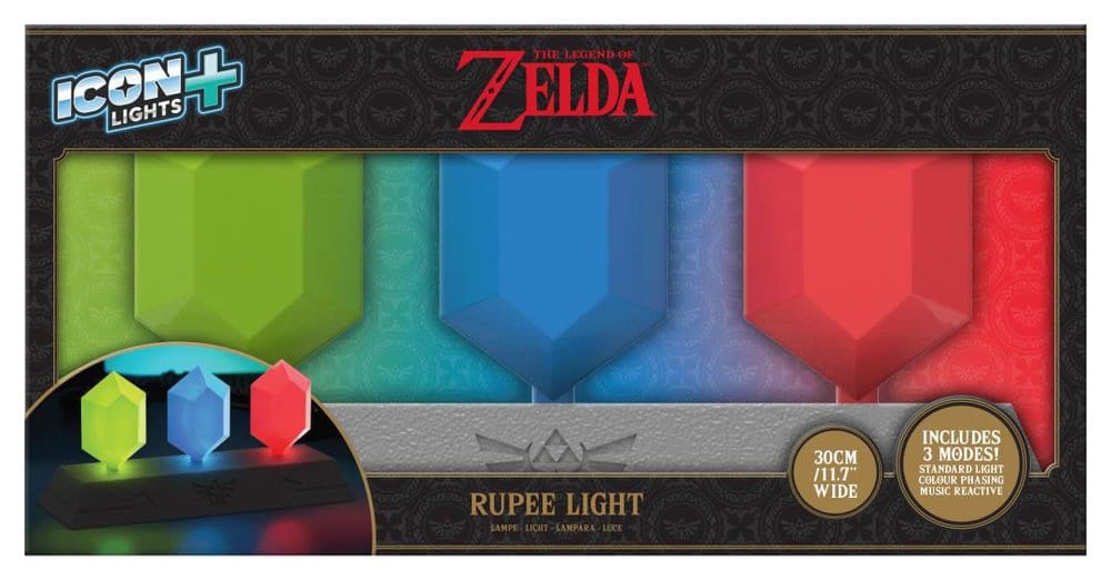 The Legend of Zelda lampe Icon Light Plus Rupee 30 cm