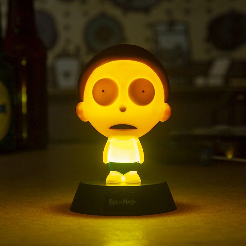 Rick & Morty veilleuse 3D Icon Morty 10 cm
