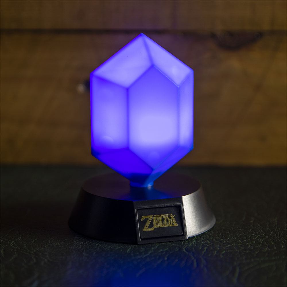 The Legend of Zelda veilleuse 3D Icon Blue Rupee 10 cm