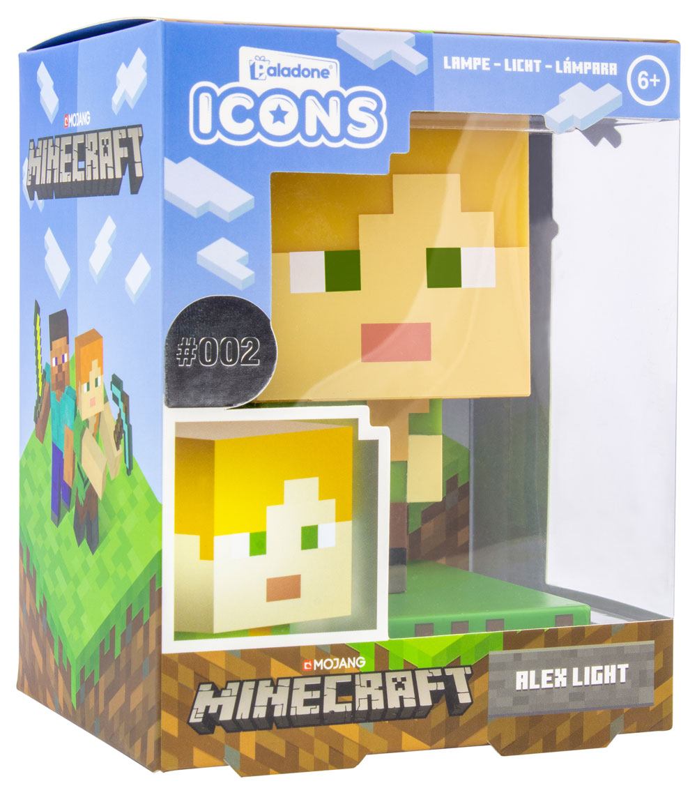 Minecraft veilleuse 3D Icon Alex