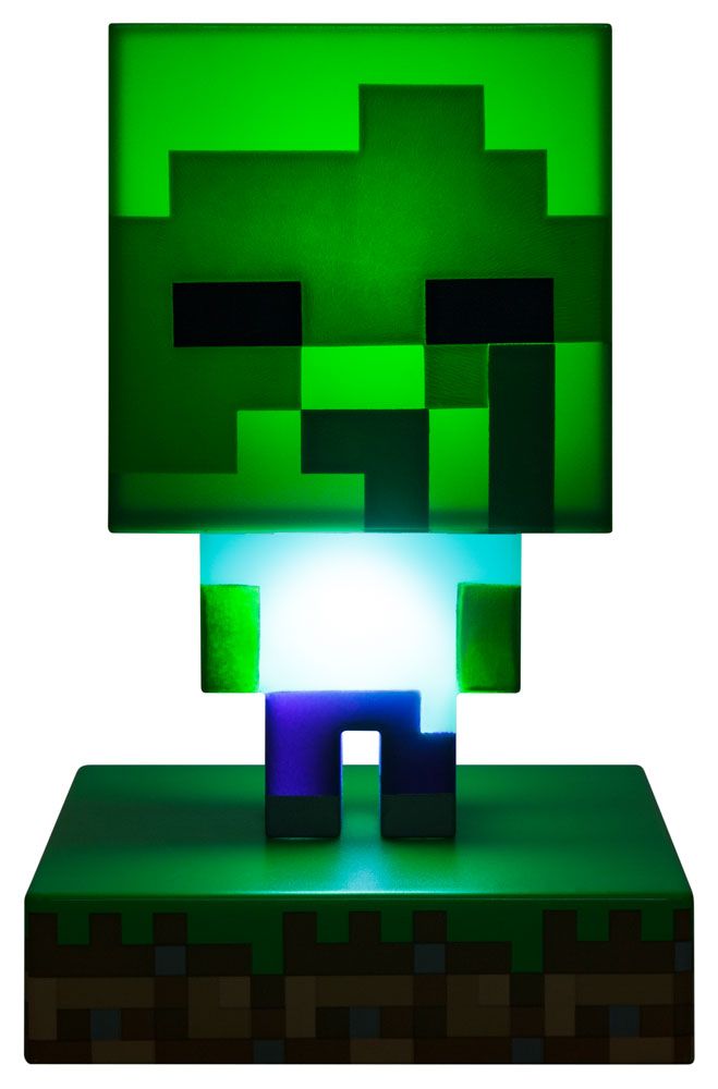 Minecraft veilleuse 3D Icon Zombie