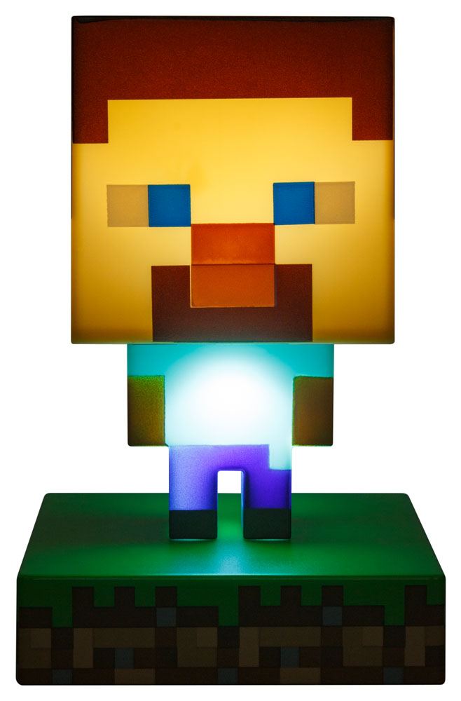 Minecraft veilleuse 3D Icon Steve