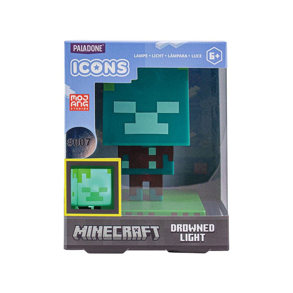 Minecraft veilleuse Icon Drowned Zombie