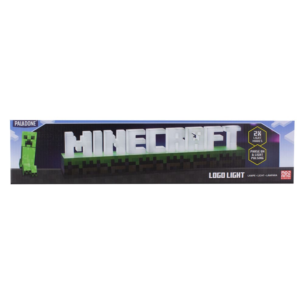 Minecraft lampe Logo 41 cm