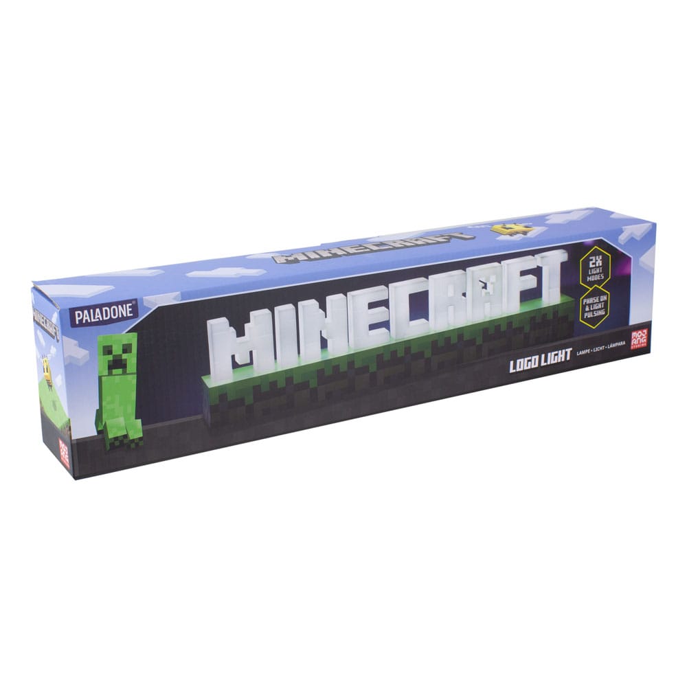 Minecraft lampe Logo 41 cm