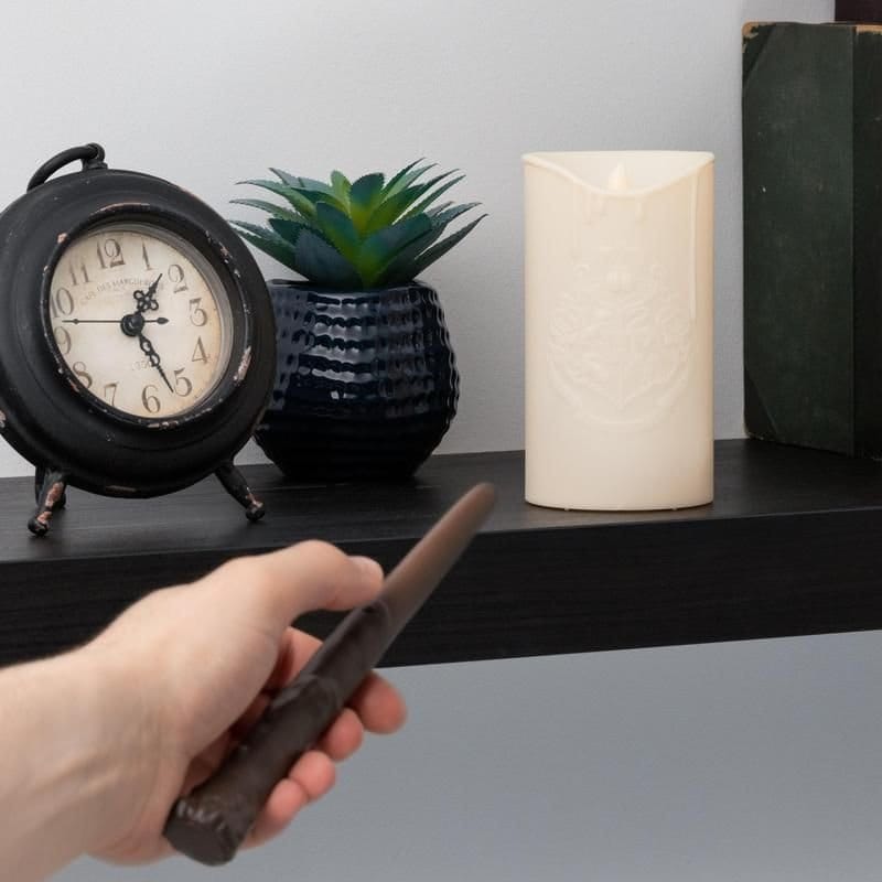 Harry Potter lampe bougie avec télécommande baguette magique 19 cm
