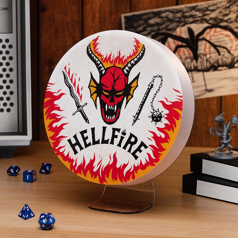Stranger Things - Lampe Logo Club Hellfire