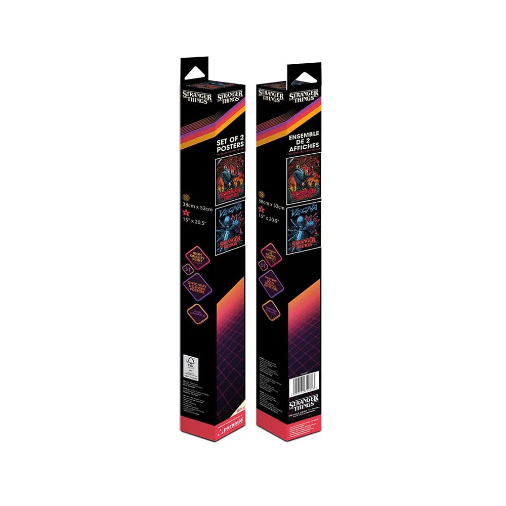 Stranger Things pack 2 posters 38 x 52 cm