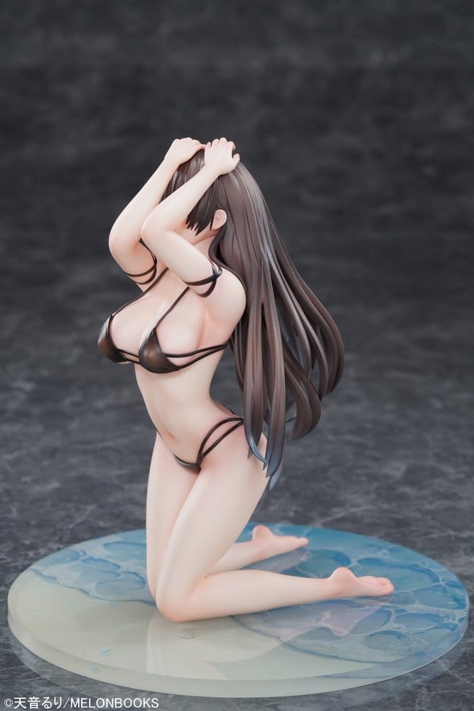 Original Character figurine PVC 1/6 Ruri Amane Illustration - Swimsuit Sugata no Mimi-san 17 cm