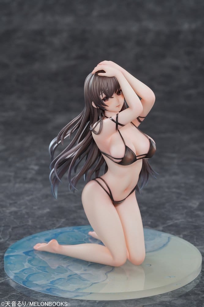 Original Character figurine PVC 1/6 Ruri Amane Illustration - Swimsuit Sugata no Mimi-san 17 cm
