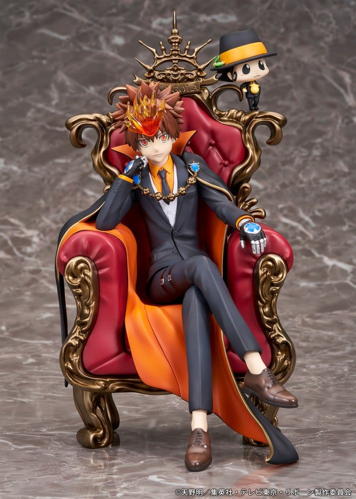 Katekyo Hitman Reborn figurine PVC Tsunayoshi Sawada & Reborn 21 cm