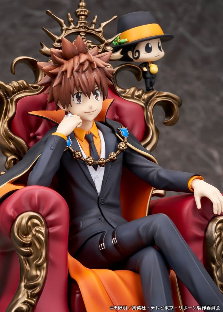 Katekyo Hitman Reborn figurine PVC Tsunayoshi Sawada & Reborn 21 cm