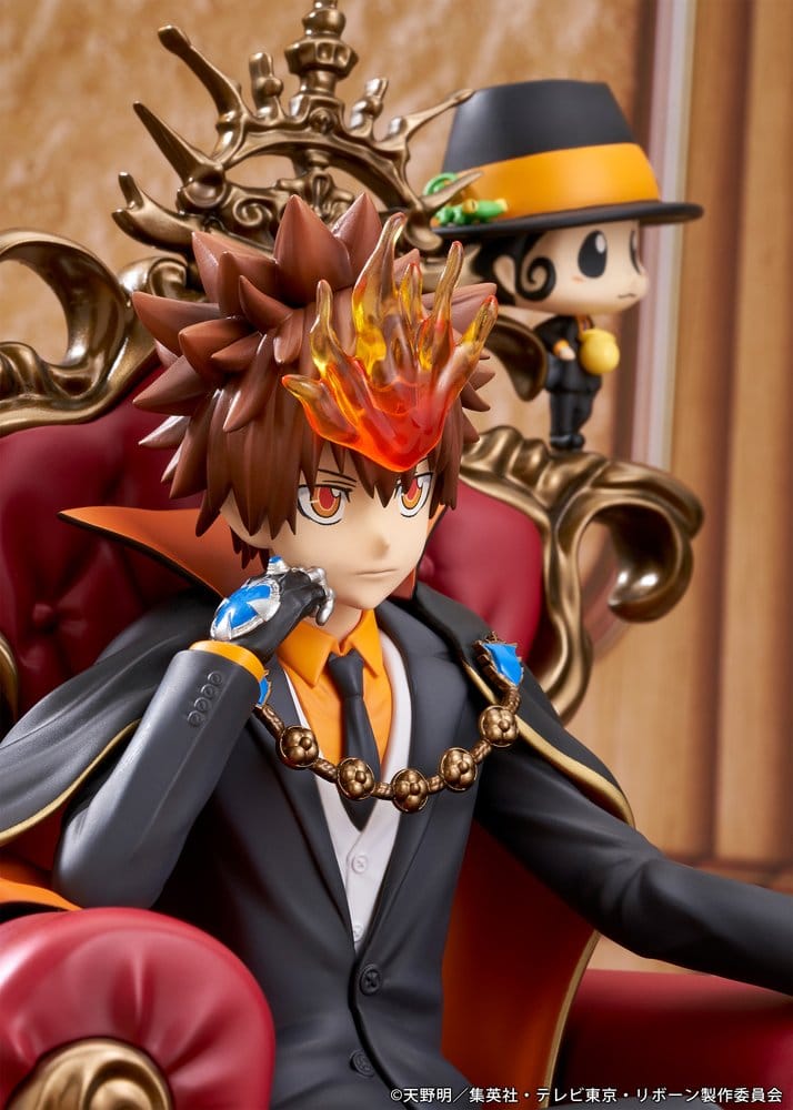Katekyo Hitman Reborn figurine PVC Tsunayoshi Sawada & Reborn 21 cm